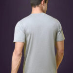 Reliable Cotton Blend Printed Round Neck Tshirt For Men