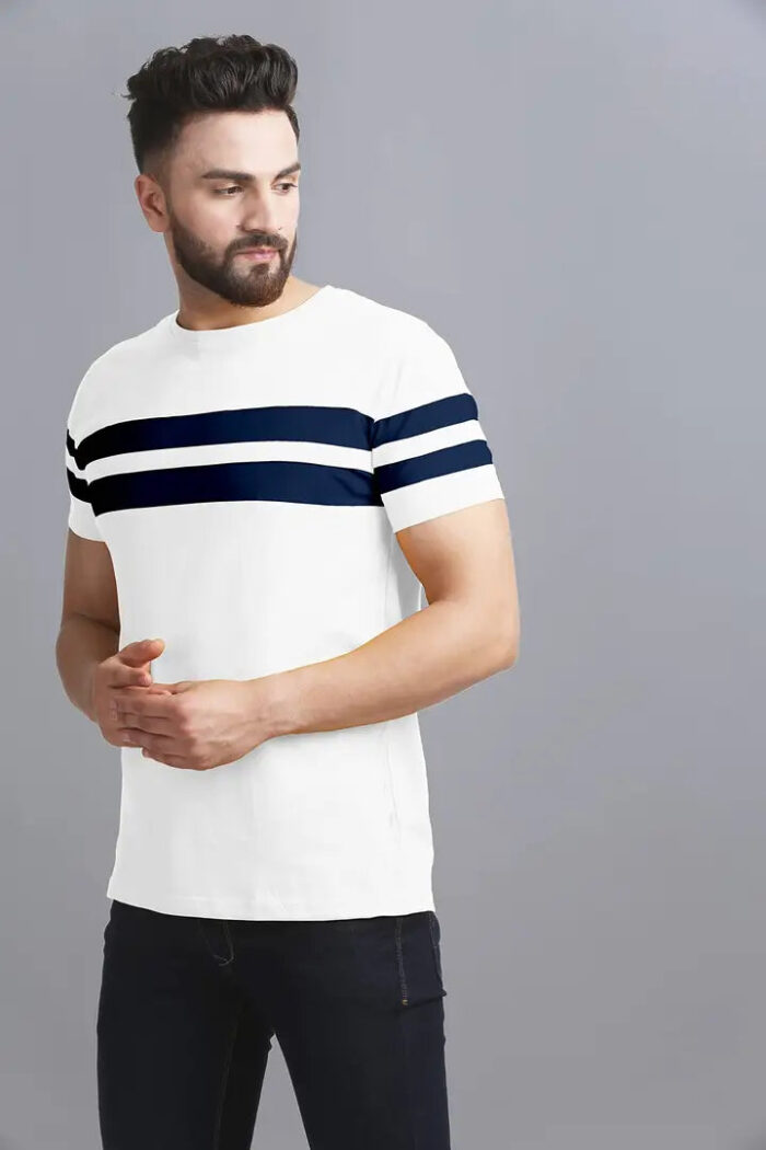 0ec121a5-8af2-40db-a843-f1a2d4d3ff17_11218543-originnm80prcnt AUSK Men's Regular Round Neck Half Sleeves T-Shirts (Color:White & Blue-Size:XX-Large)