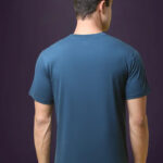 Reliable Cotton Blend Printed Round Neck Tshirt For Men