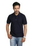 KEOTI Poly Cotton Polo Collar Plain Comfort Fit T-Shirt for Mens