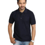 KEOTI Poly Cotton Polo Collar Plain Comfort Fit T-Shirt for Mens