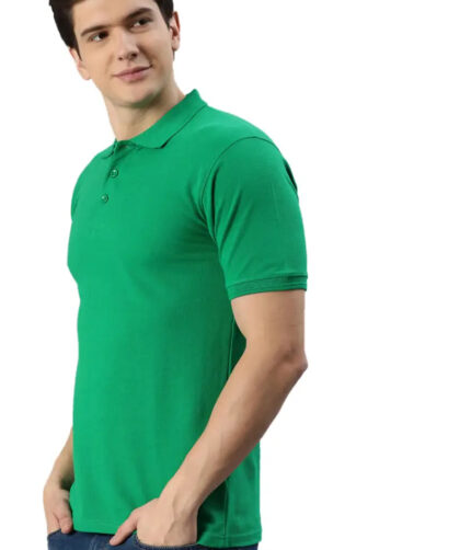 Single Polo Neck Men's T-Shirt