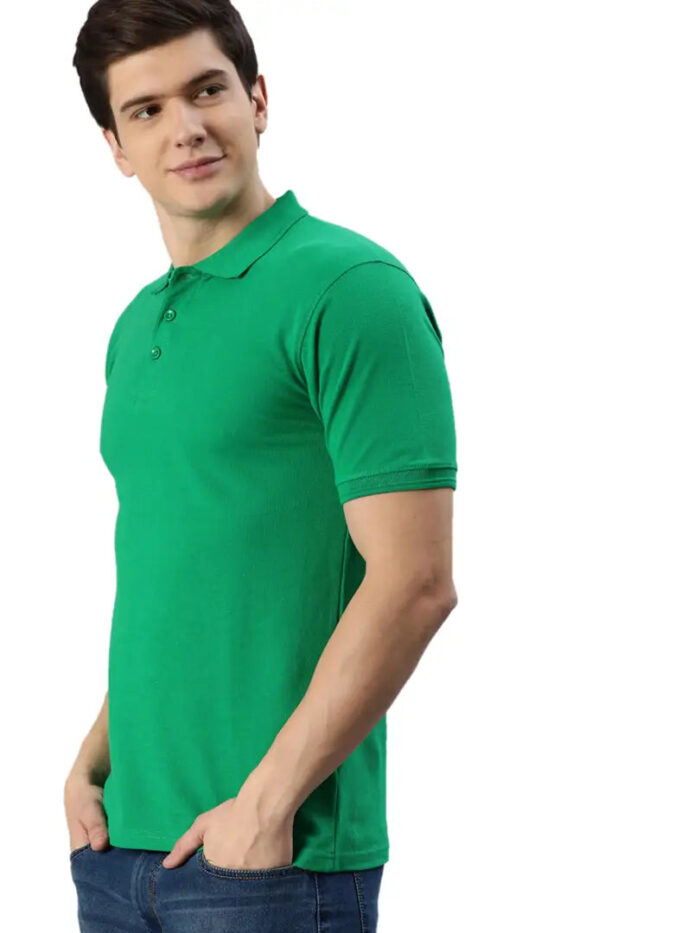 Single Polo Neck Men's T-Shirt