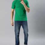Single Polo Neck Men's T-Shirt