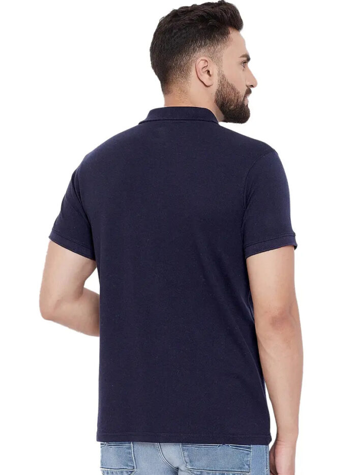 Single Polo Neck Men's T-Shirt