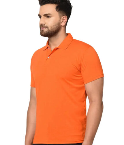Single Polo Neck Men's T-Shirt