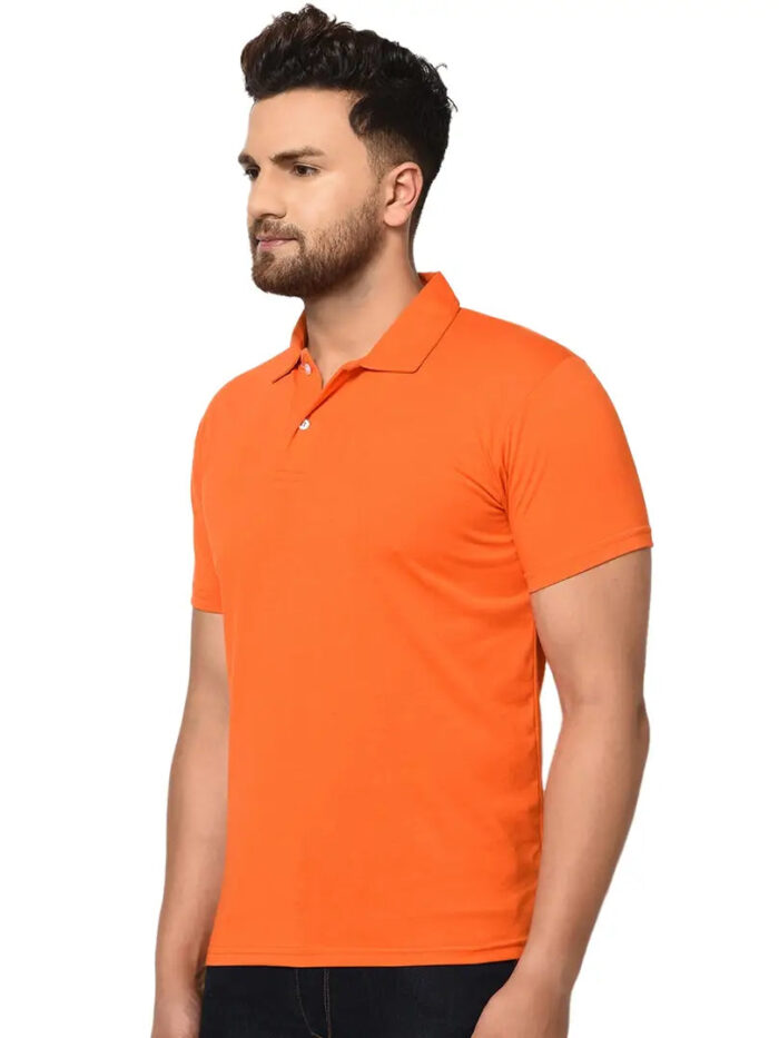 Single Polo Neck Men's T-Shirt