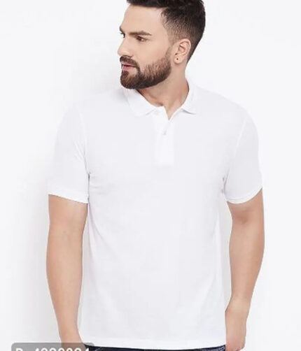 Single Polo Neck Men's T-Shirt
