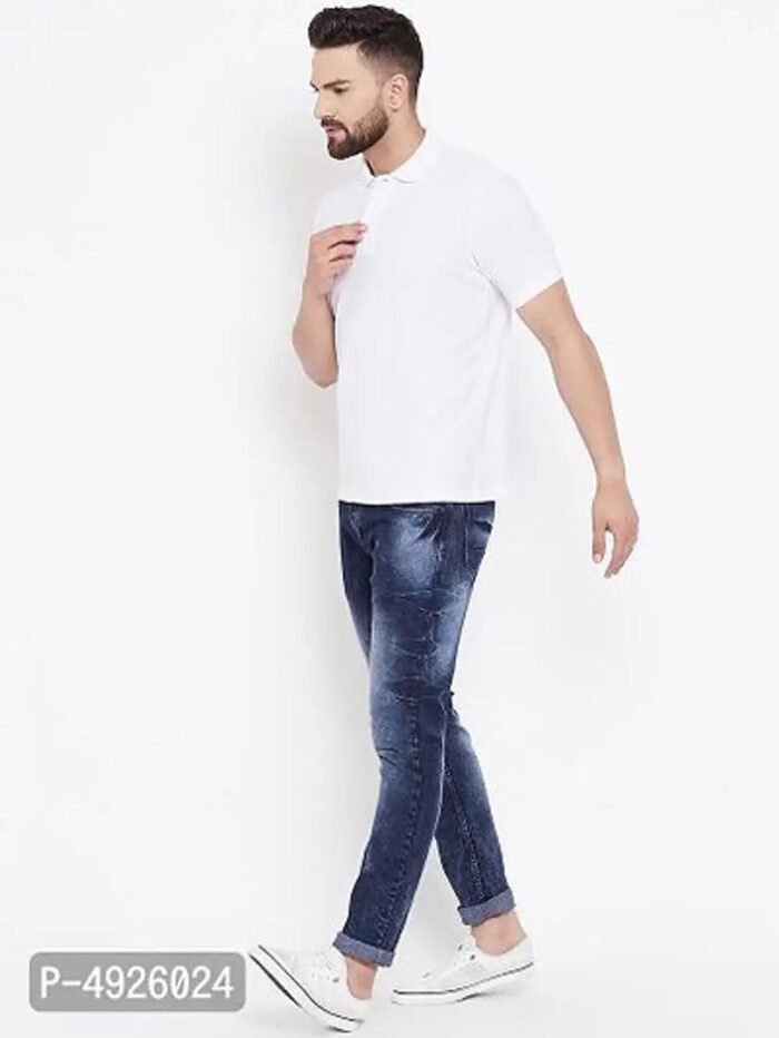 Single Polo Neck Men's T-Shirt