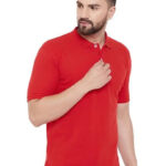 Single Polo Neck Men's T-Shirt