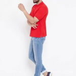 Single Polo Neck Men's T-Shirt