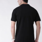 Men's Multicoloured Cotton Blend Striped Polos T-Shirt