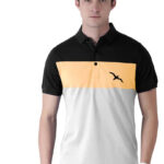 Men's Multicoloured Cotton Blend Striped Polos T-Shirt