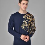 Trendy Stylish Cotton Blend Printed Tee for Men