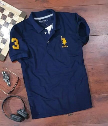 Mens Polycotton Polo Collar T-Shirt