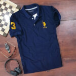 Mens Polycotton Polo Collar T-Shirt