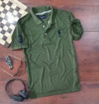Mens Polycotton Polo Collar T-Shirt