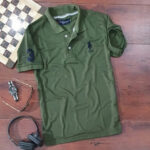Mens Polycotton Polo Collar T-Shirt