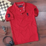 Mens Polycotton Polo Collar T-Shirt