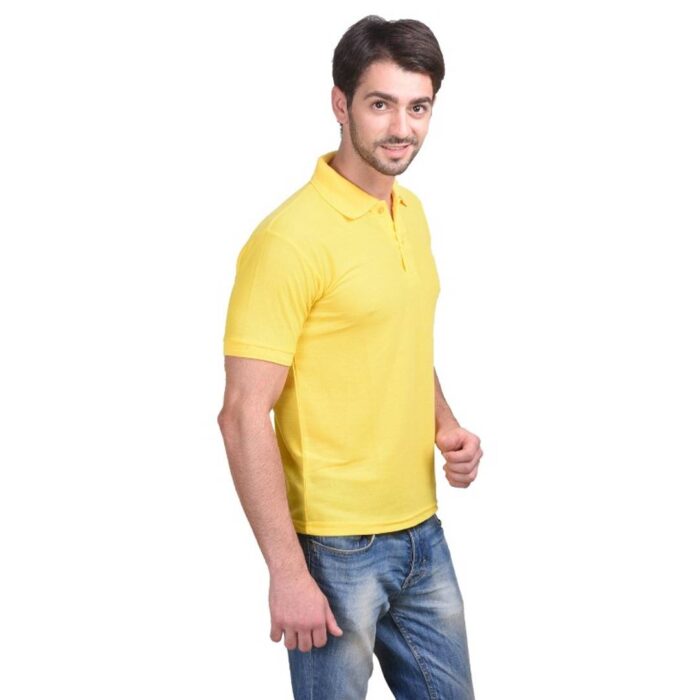 1654934379335_N-YLW-01-Other-01-originnm80prcnt Fidato Mens Half Sleeves Polo T-shirt