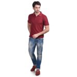 Fidato Mens Half Sleeves Polo T-shirt
