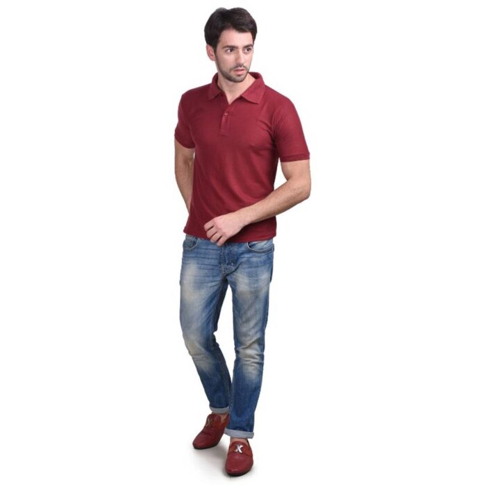 Fidato Mens Half Sleeves Polo T-shirt