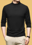 Lime Mens full sleeves turtle neck/high neck t shirt