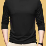 Lime Mens full sleeves turtle neck/high neck t shirt