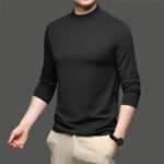 Lime Mens full sleeves turtle neck/high neck t shirt