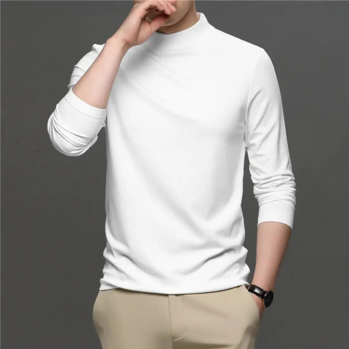Lime Mens full sleeves turtle neck/high neck t shirt