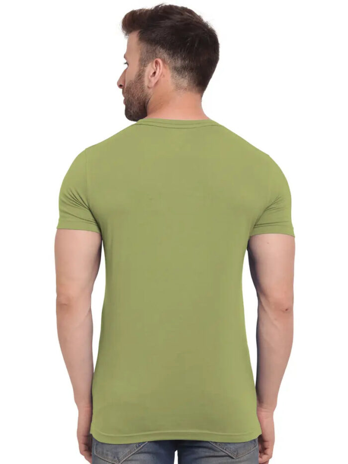 Trendy Printed Pack Of 3 Round Neck Half Short Sleeve Tshirts For Men