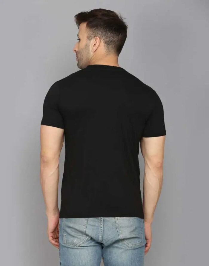 1656561885322_7_25_blacknewback-originnm80prcnt Trendy Cotton Blend Black Tees For Men