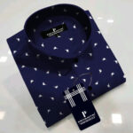 Classic Cotton Blend Printed Casual Shirts for Men