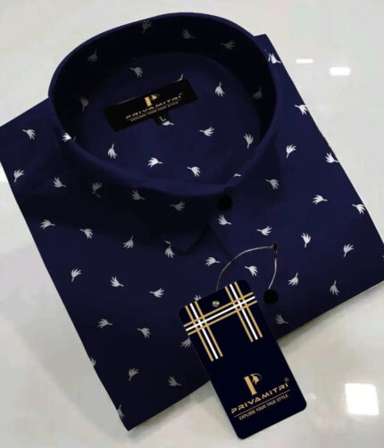 Classic Cotton Blend Printed Casual Shirts for Men