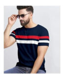 Men Cotton Blend Casual T-shirt