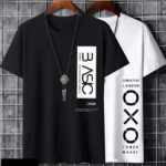 Classic Cotton Blend Printed Tshirt for Men, Pack of 2