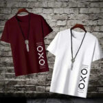 Classic Cotton Blend Printed Tshirt for Men, Pack of 2