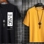 Classic Cotton Blend Printed Tshirt for Men, Pack of 2