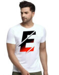 Polyester Half Sleeve Round Neck Regular Length Men tshirt