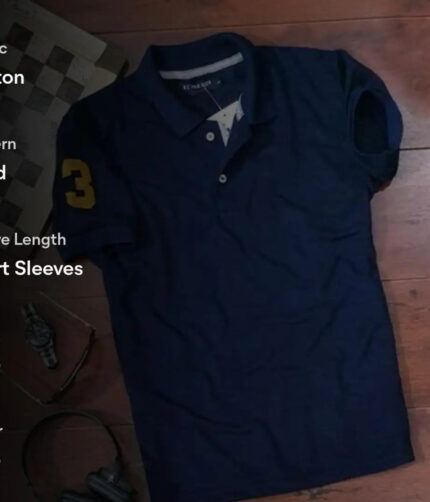 Mens Polycotton Polo Collar T-Shirt