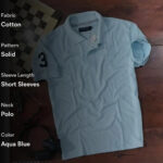 Mens Polycotton Polo Collar T-Shirt