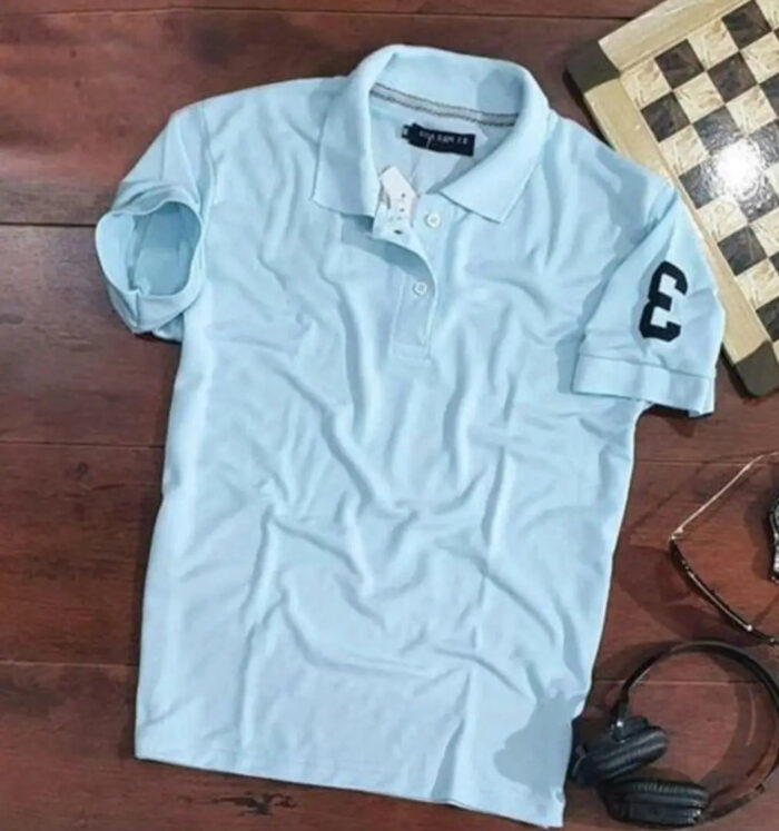 Mens Polycotton Polo Collar T-Shirt