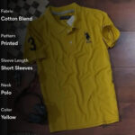 Mens Polycotton Polo Collar T-Shirt