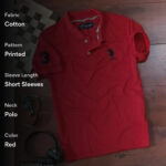 Mens Polycotton Polo Collar T-Shirt