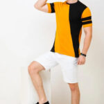 Preety Cotton Color Block Short Sleeves Multicolor T-shirts