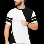 Preety Cotton Color Block Short Sleeves Multicolor T-shirts