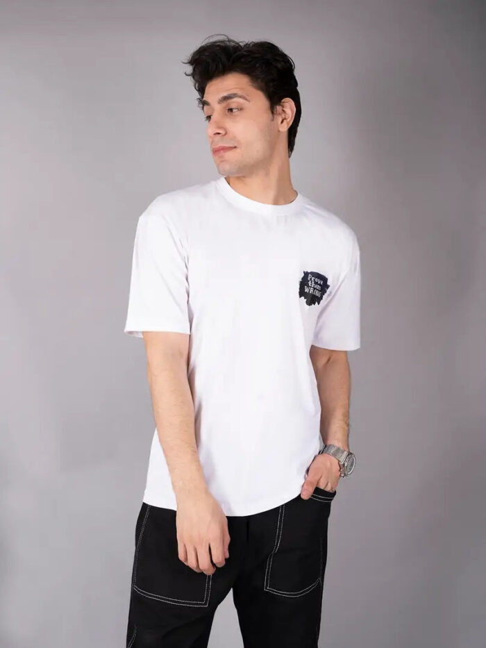 1686595213298__DSC8423-originnm80prcnt Urban Indy Men's White Genuine Cotton T-shirt