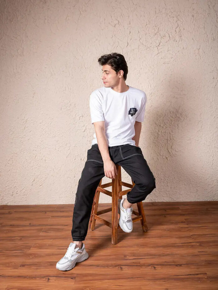 1686595213846__DSC8430-originnm80prcnt Urban Indy Men's White Genuine Cotton T-shirt