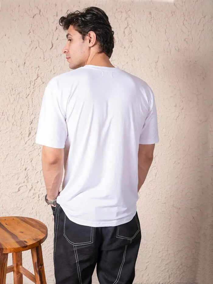 1686595214406__DSC8438-originnm80prcnt Urban Indy Men's White Genuine Cotton T-shirt