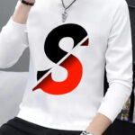 Polyester Round Neck Full Sleeve Casual Men tshirt